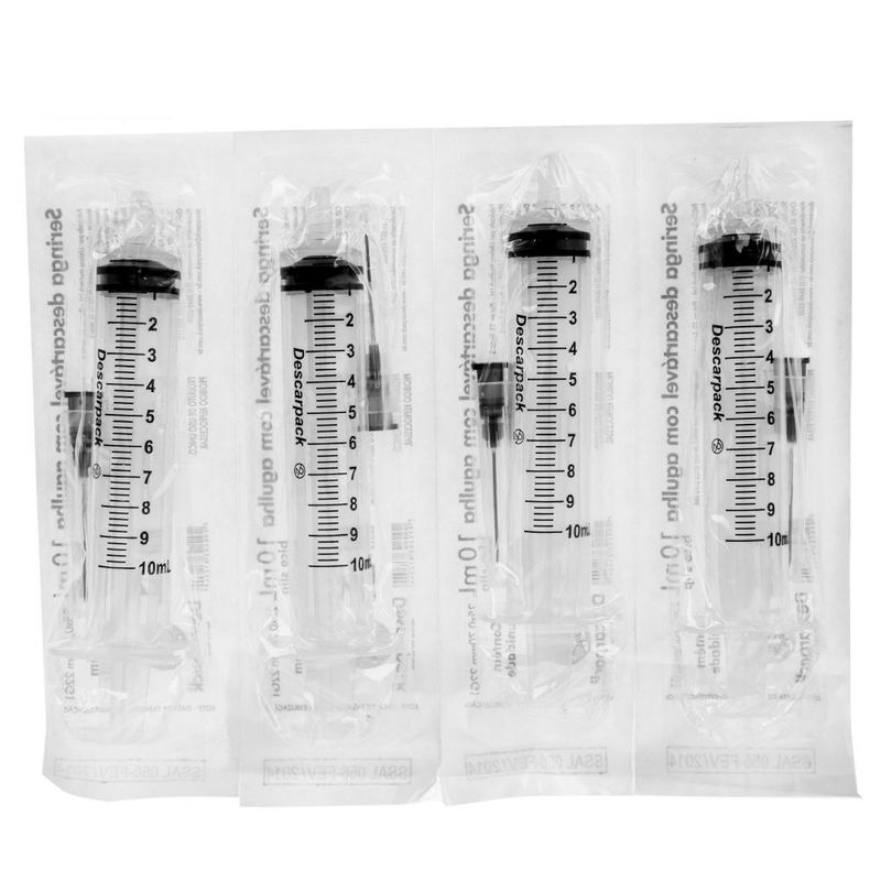 Seringa-10-ml-com-Agulha-25x7--Bico-Slip---Caixa-com-100-Unidades