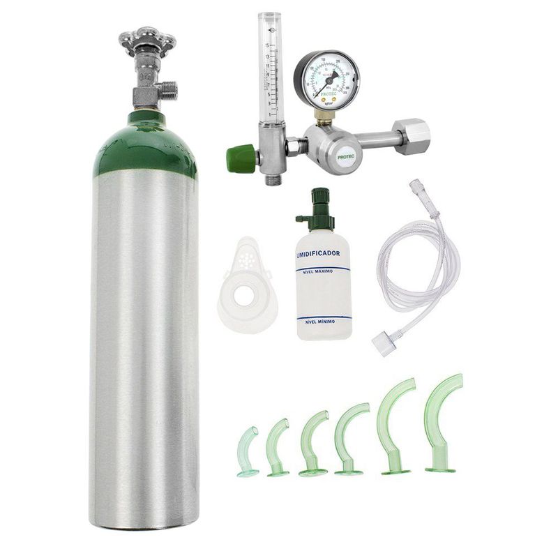 Kit-Oxigenio-Portatil-3-Litros-Aluminio-com-Bolsa-Vermelha-Sem-Carga