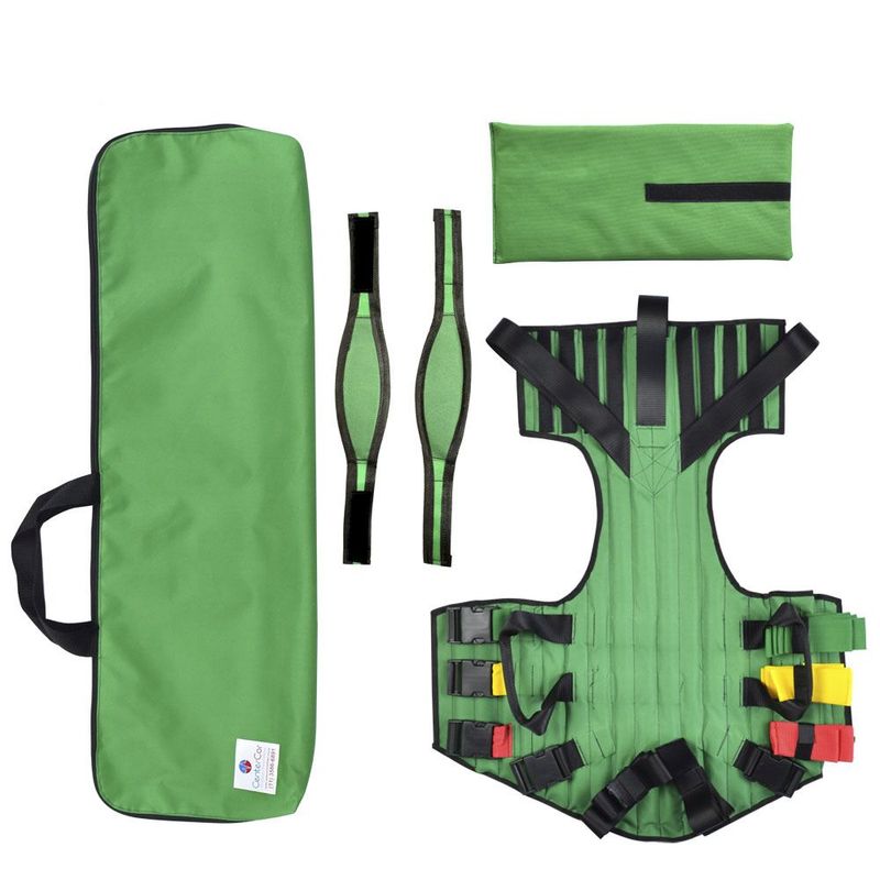 Imobilizador-Dorsal-KED-Adulto-Verde