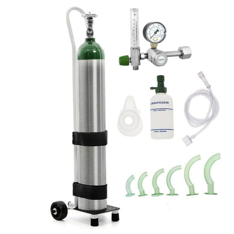 Kit-Oxigenio-Portatil-5-Litros-Aluminio-com-Carrinho-Sem-Carga