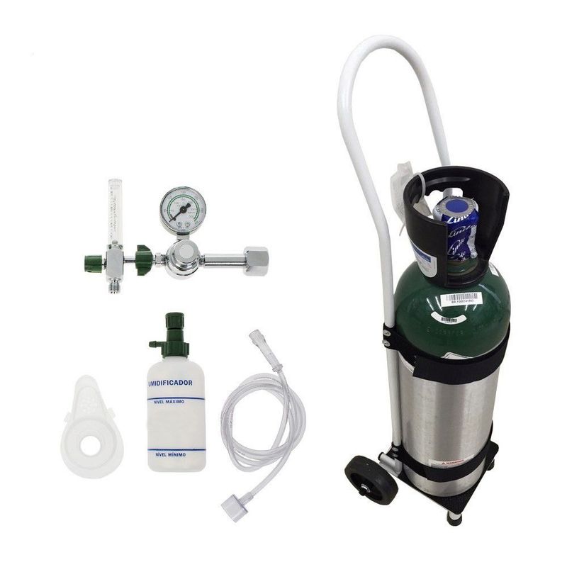 Kit-Oxigenio-Portatil-10-Litros-Aluminio-com-Carrinho-Sem-Carga
