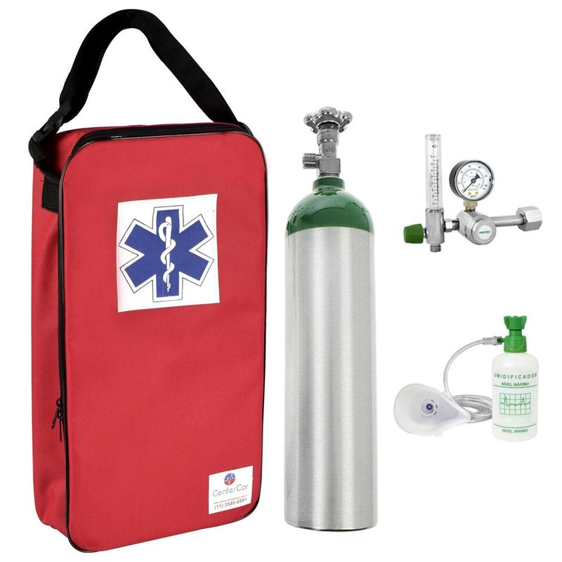 Kit-Oxigenio-Centercor-3L-Sem-Carga-Vermelho