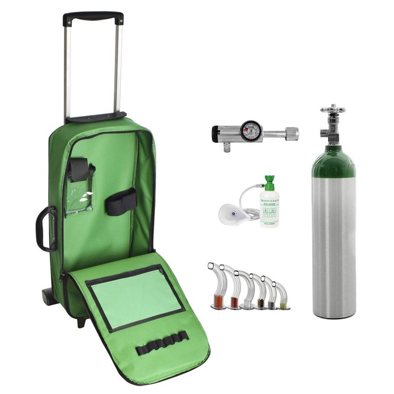 Kit-Oxigenio-3L-Bolsa-Verde-com-Rodinhas-Sem-Carga-Valvula-Click