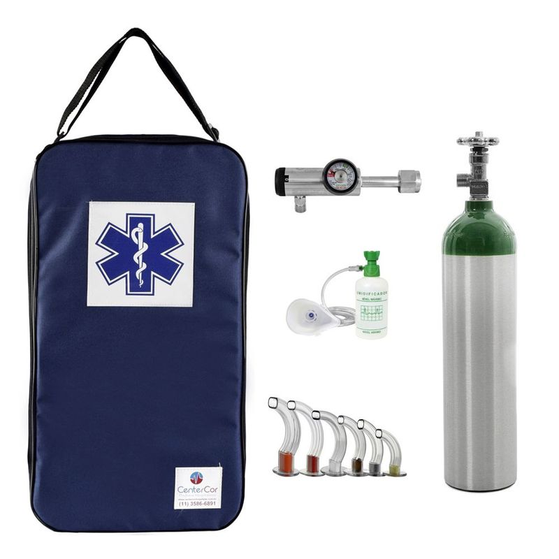 Kit-Oxigenio-3L-Aluminio-com-Bolsa-Marinho-Sem-Carga-Valvula-Click
