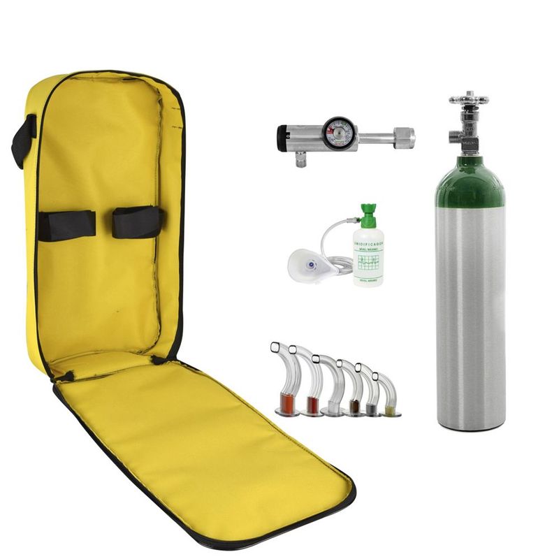 Kit-Oxigenio-3L-Aluminio-com-Bolsa-Amarela-Sem-Carga-Valvula-Click