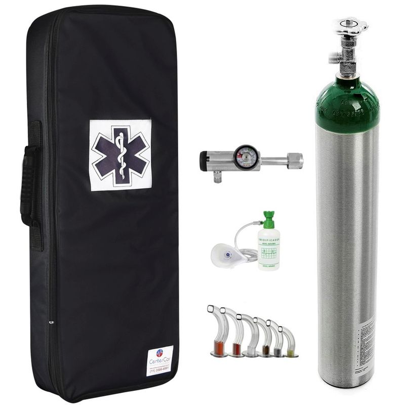 Kit-Oxigenio-5L-Aluminio-com-Bolsa-Preta-Sem-Carga-Valvula-Click