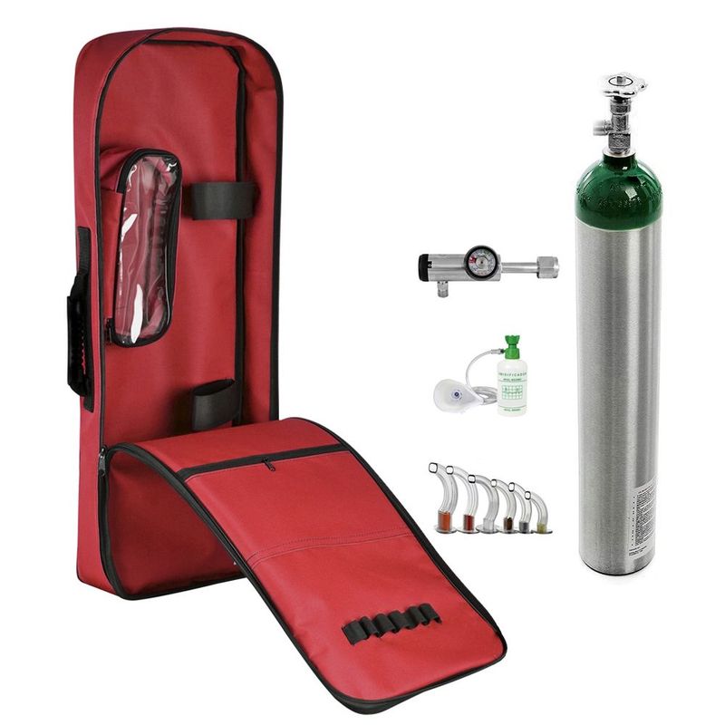 Kit-Oxigenio-5L-Aluminio-com-Bolsa-Vermelha-Sem-Carga-Valvula-Click