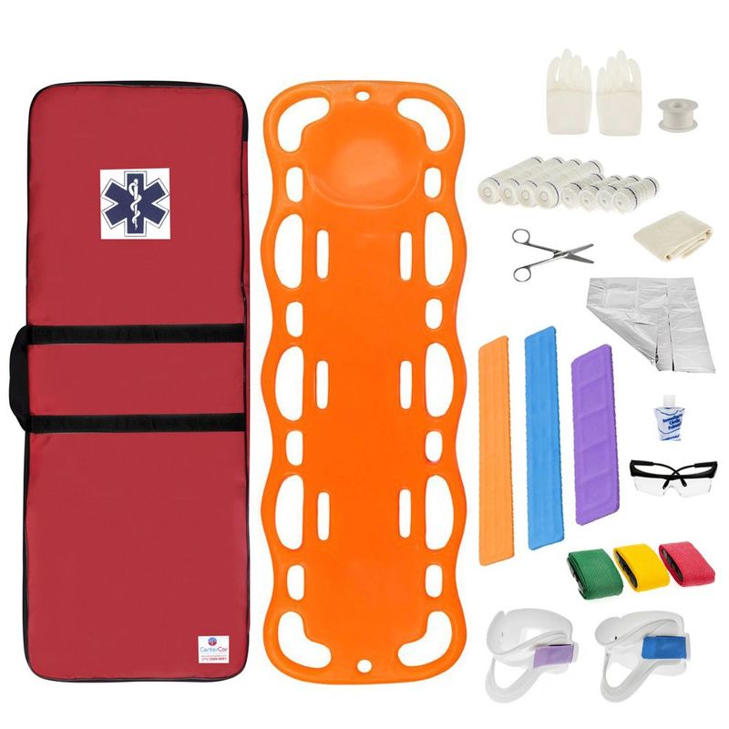 Kit-Cipa-Infantil-com-Prancha-em-Polietileno-Laranja-Capa-Vermelha