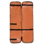 Bolsa-Porta-Talas-e-Colares-com-Bolso-Transparente-Completa-Laranja
