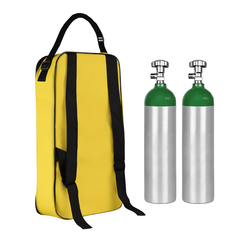 Kit-Oxigenio-3L-2-Cilindros-Bolsa-Amarela