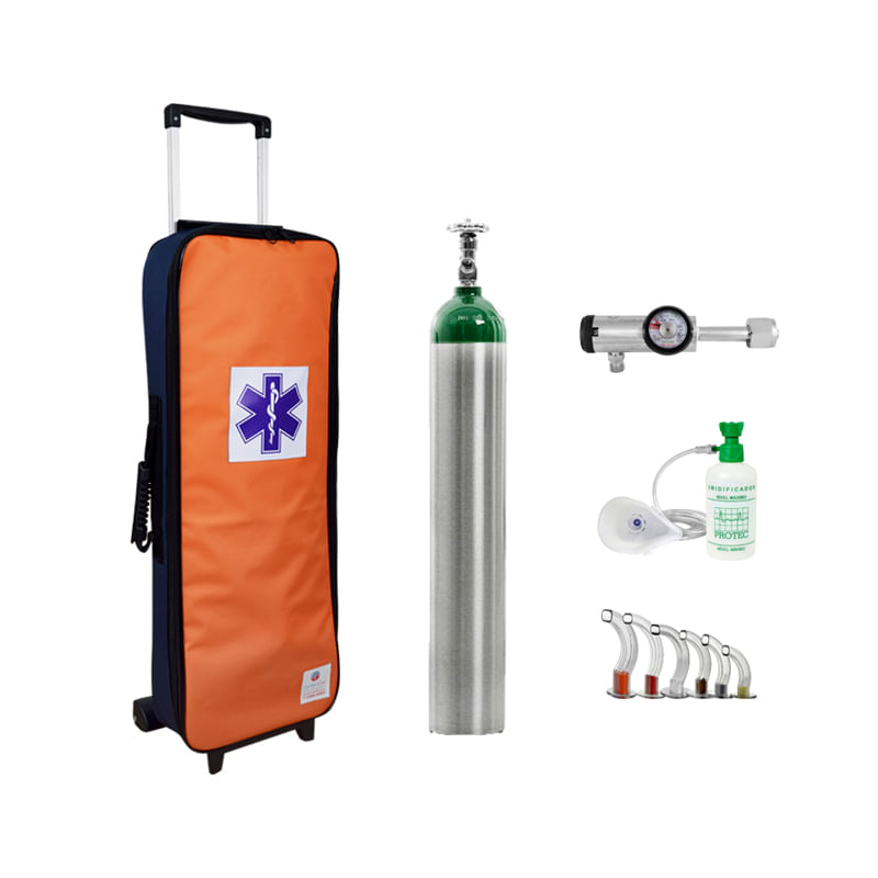 Kit-Oxigenio-5L-Bolsa-Laranja-E-Azul-Com-Rodinhas-Sem-Carga-Valvula-Click