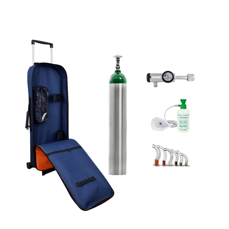 Kit-Oxigenio-5L-Bolsa-Laranja-E-Azul-Com-Rodinhas-Sem-Carga-Valvula-Click