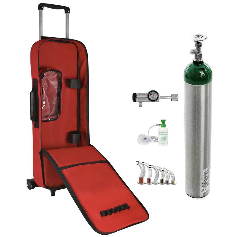 Kit-Oxigenio-5L-Bolsa-Vermelha-com-Rodinhas-Sem-Carga-Valvula-Click