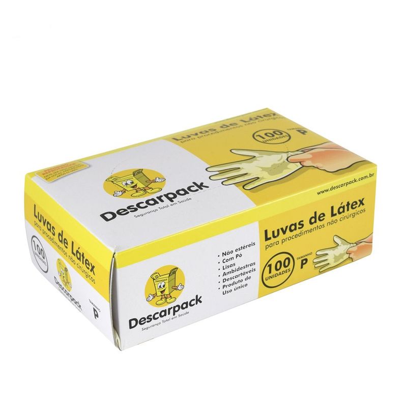 Luva-de-Procedimento-P-Descarpack-Caixa-com-100-Unidades