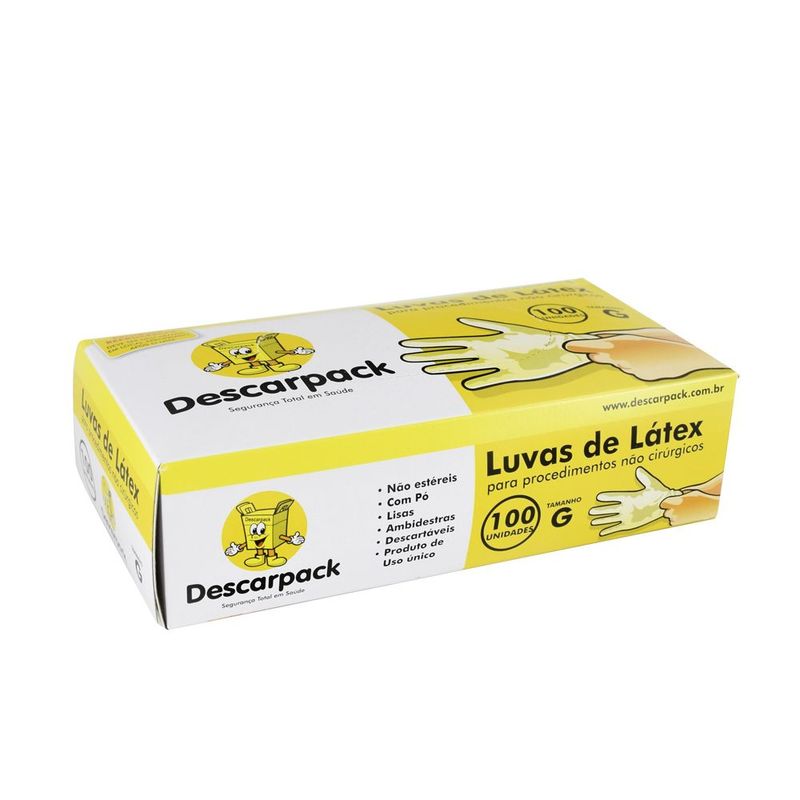 Luva-de-Procedimento-G-Descarpack-Caixa-com-100-Unidades