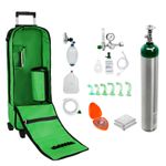 Unidade-de-Emergencia-para-Piscina-com-Cilindro-de-Oxigenio-em-Aluminio-5-Litros-Verde