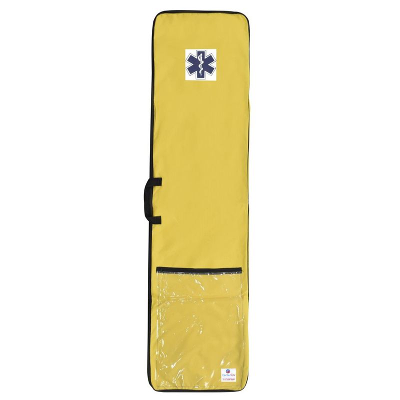 Capa-para-Prancha-com-Bolso-Transparente-Amarela