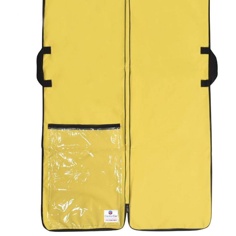 Capa-para-Prancha-com-Bolso-Transparente-Amarela