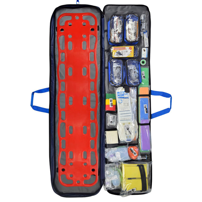 Kit Cipa Completo com Prancha Vermelha Capa Azul e Laranja-1760632491615